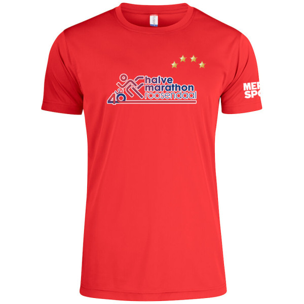 Halve Marathon shirt 2024 dames rood
