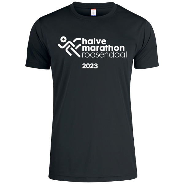 Halve Marathon shirt 2023 heren zwart