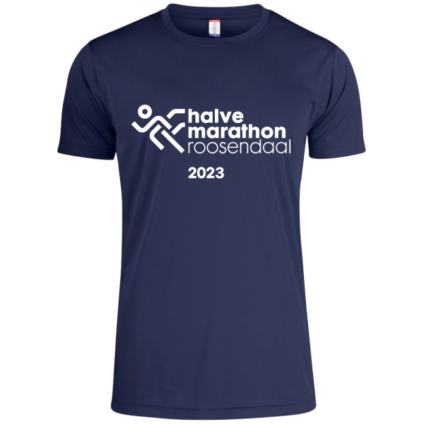 Halve Marathon shirt 2023 heren blauw